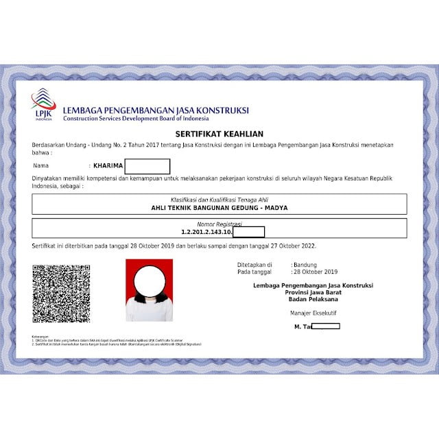 Syarat Pembuatan SKA LPJK Online