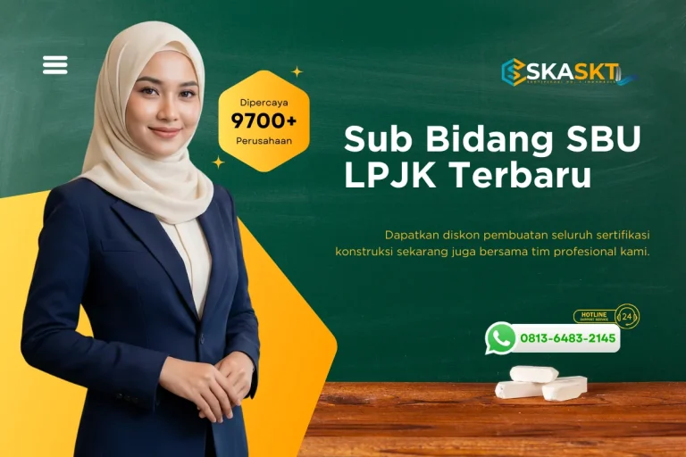 Sub Bidang SBU LPJK Terbaru